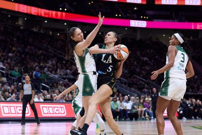 Sparks 90, Storm 74: LA Opens on a 13-0 Run and Never Gives It Back at Climate Pledge Arena